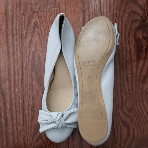 J.Crew Collection Cece Bow Ballet Flats Leather size 9 shoes - Picture 3 of 3